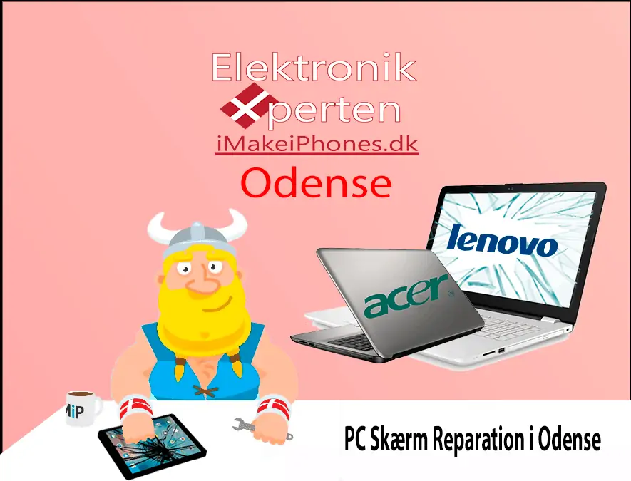computer skærm reparation odense