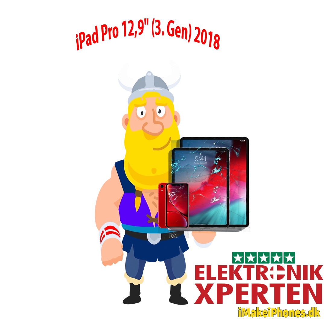 iPad Pro 12,9 (3. Gen) 2018 Reparation_odense_kerteminde_munkebo_søndersø_otterup_assens_faaborg